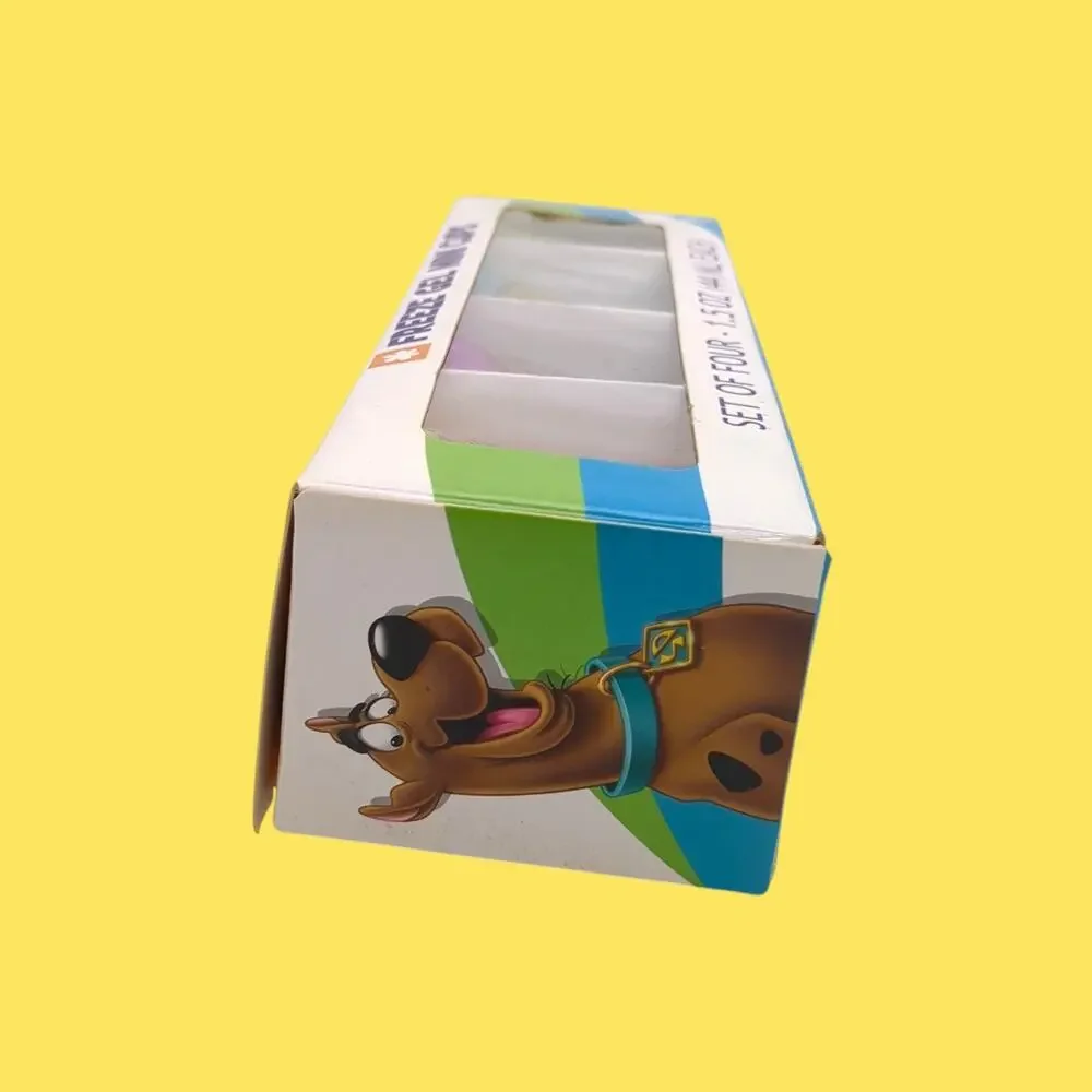 Scooby Doo Mini Shot Glass Plastic Freeze Gel Cups 1.5 oz 4pc Shaggy
